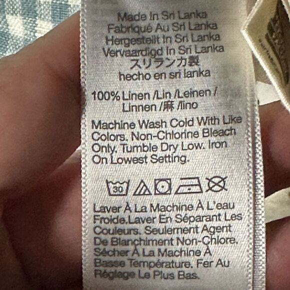 NWTs Madewell Linen Collarless Blazer in Gingham Check Size XXS - Picture 11 of 12